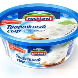 New cream cheese package for Hochland developed by Weener Plastic Russia